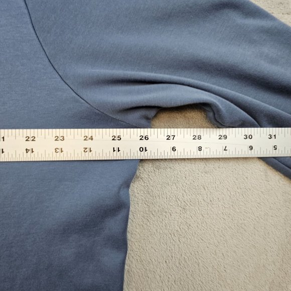 Lands' End Polo Shirt Men's XL‎ Traditional Fit Blue Collared Casual Soft - Picture 4 of 7